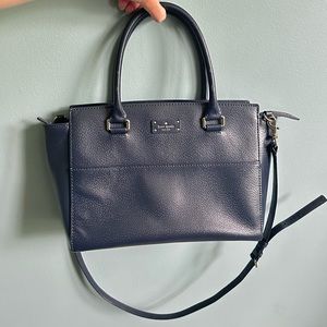 Navy Blue Leather Kate Spade Purse